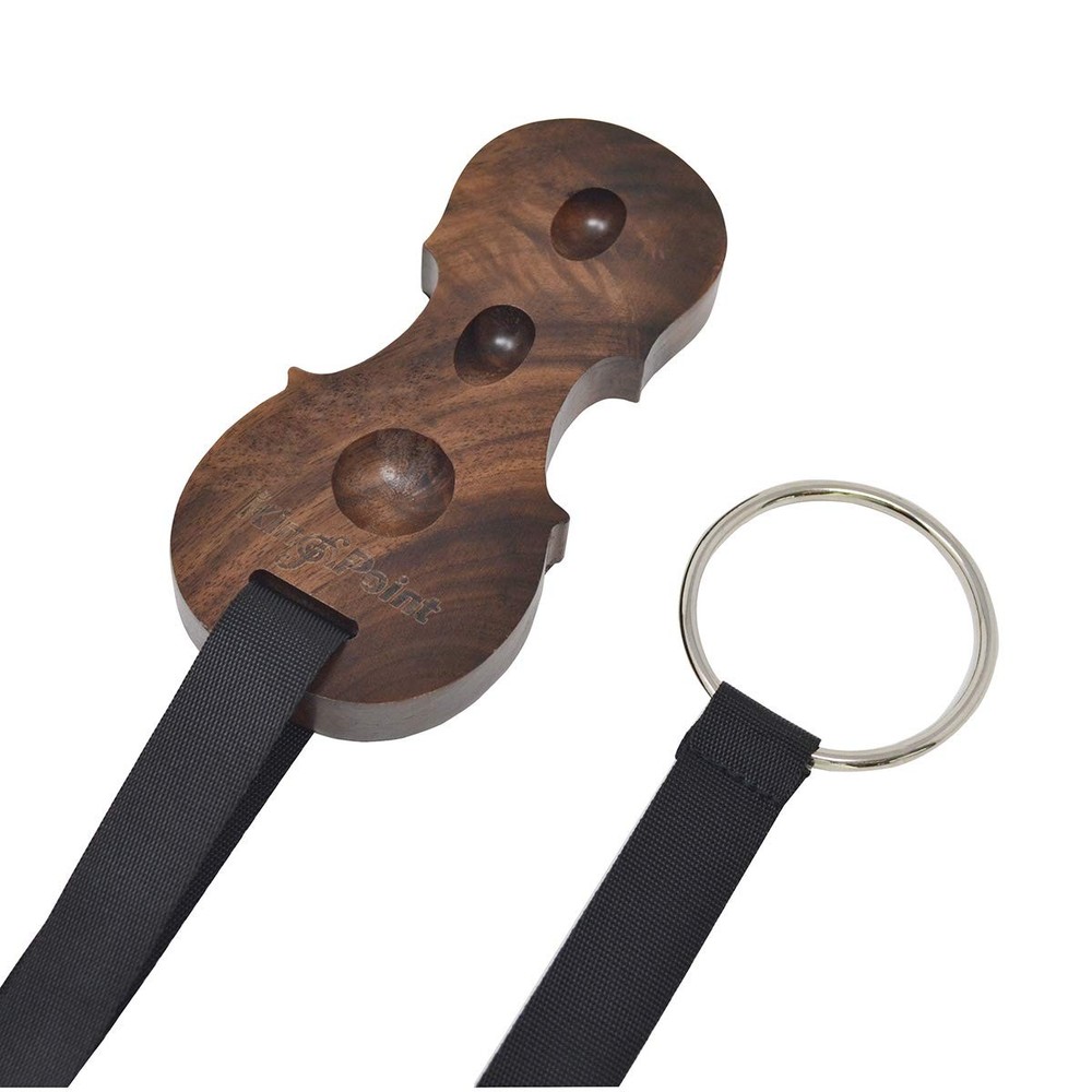 Hardwood Cello Endpin Anchor Non Slip Stop Holder Strap Black Walnut