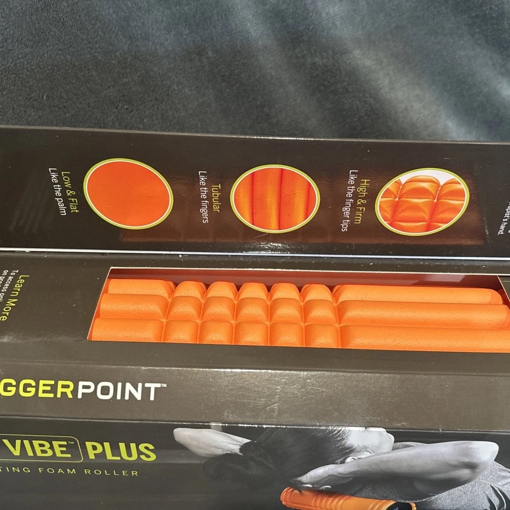 TriggerPoint GRID Vibe Plus Foam Roller - Orange. New Open Box