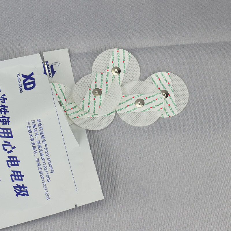 250Pcs(5Pack) Disposable Replace ECG EKG Electrode Pad For Relief Pain Machine