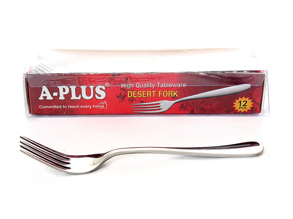 12 Piece Dessert Fork Set 18/10 Dinner Flatware Stainless Steel