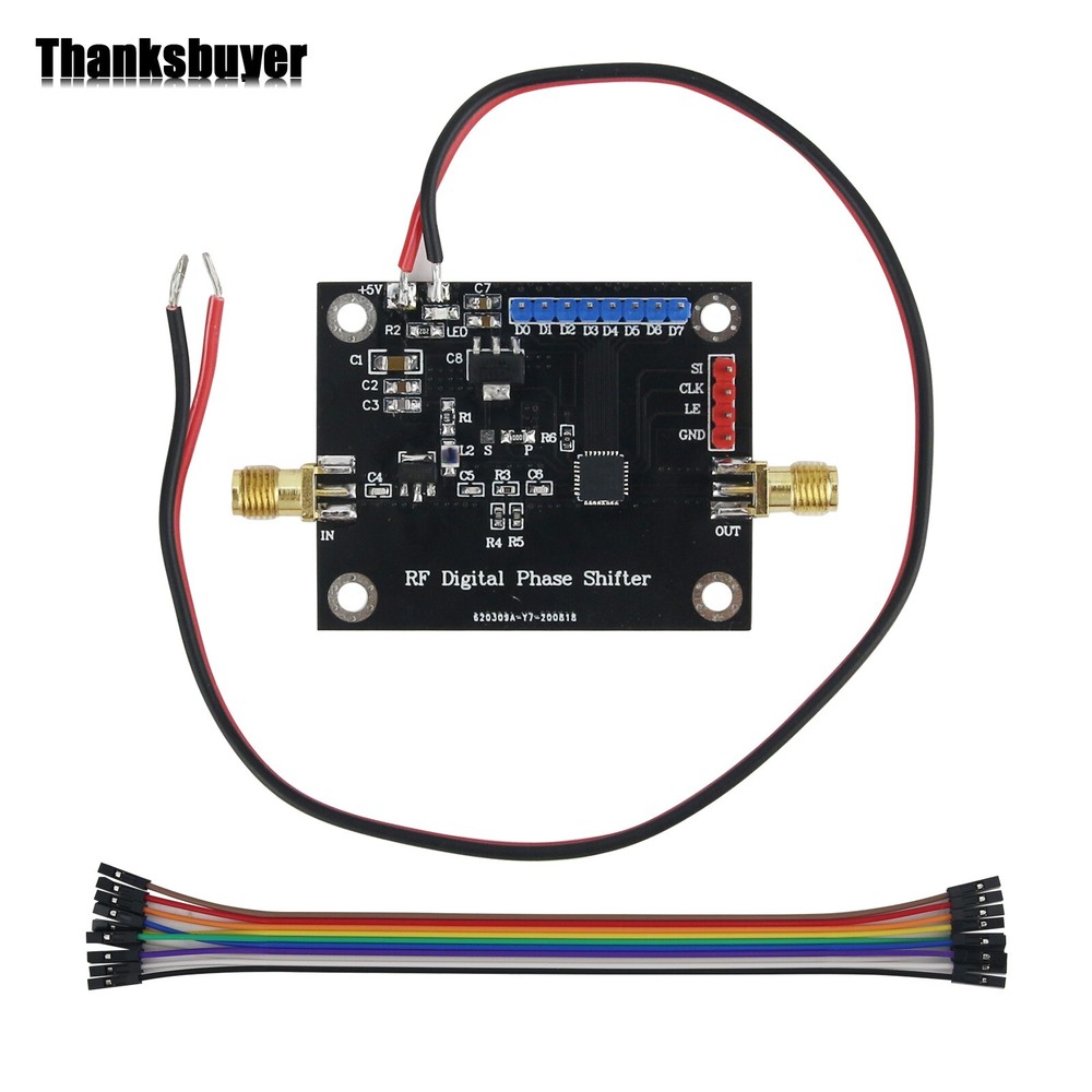 1-2.2GHz RF Digital Phase Shifter no-Shell Microwave Broadband Phase Shift 8Bit