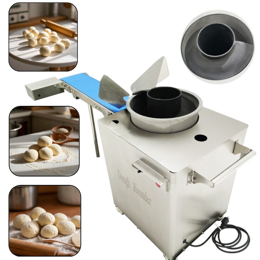 110V Electric Dough Rounder 20-300g Dough Balling Machine Round Dough Baller