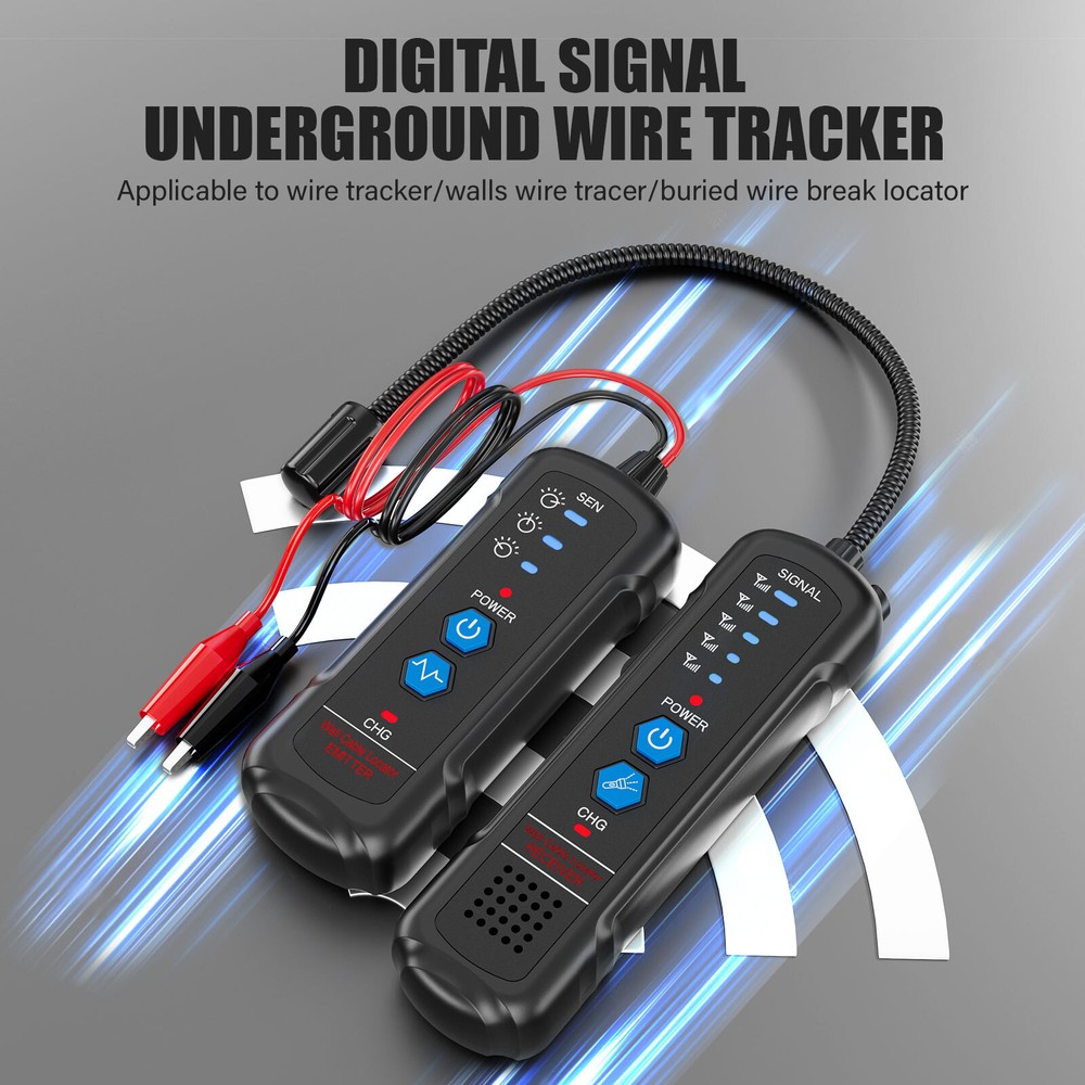 Underground Wire Locator, Electrical Circuit Tracer, Low-Voltage Cable Locator