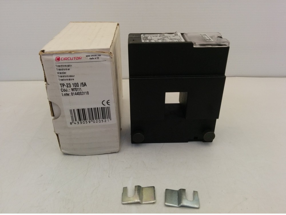 CIRCUTOR TP-23 CURRENT TRANSFORMER, SPLIT CORE, 100/5A, NIB