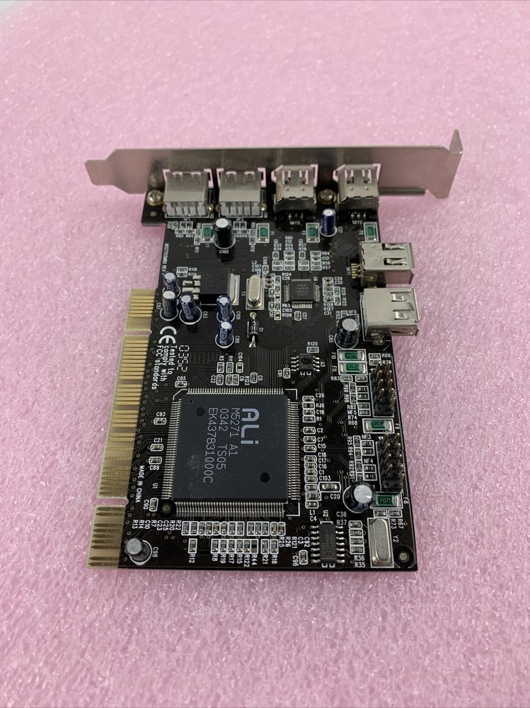 SYBA M5271COMBO USB 2.0 Firewire Combo Controller Card