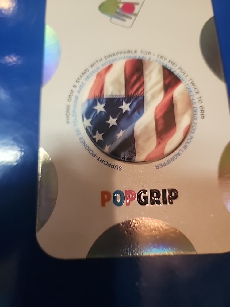 PopSockets Phone Grip Stand American Flag POPGRIP Popsocket