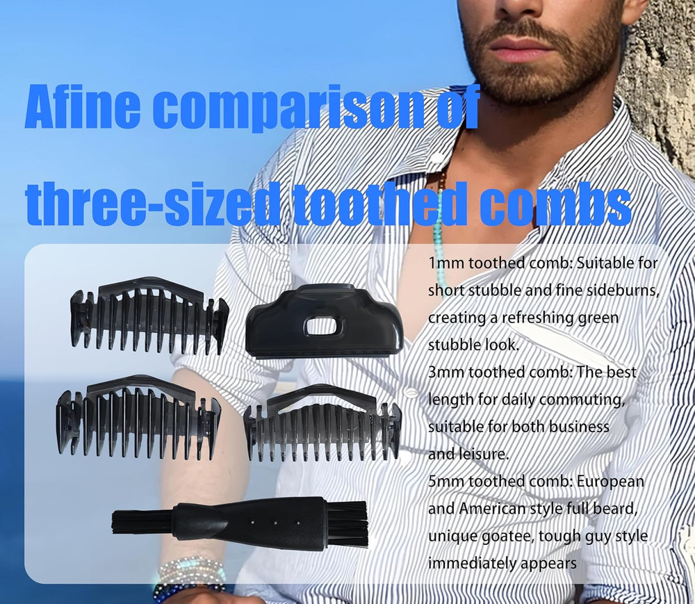 Guards Kit, Adjustable Replacement Trimmer One Blade Guards, Adjustable Guide Co