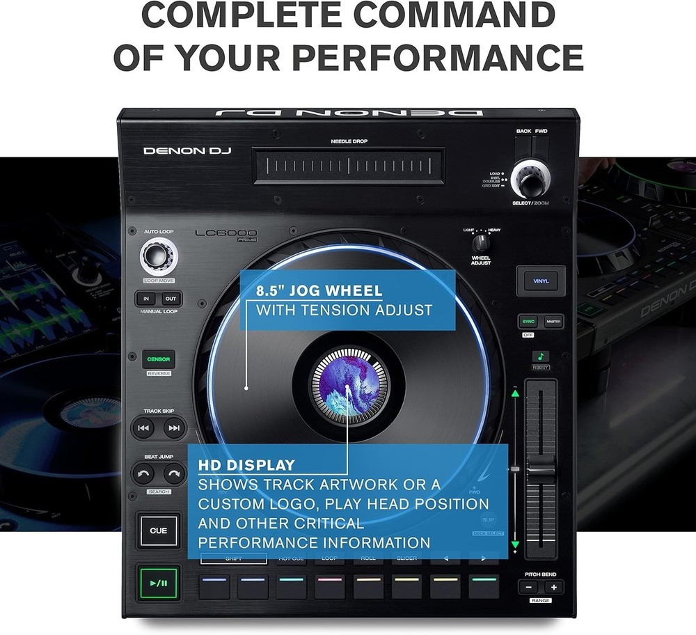 Denon DJ LC6000 – USB DJ Controller For Engine OS Media Player Sublayer Control
