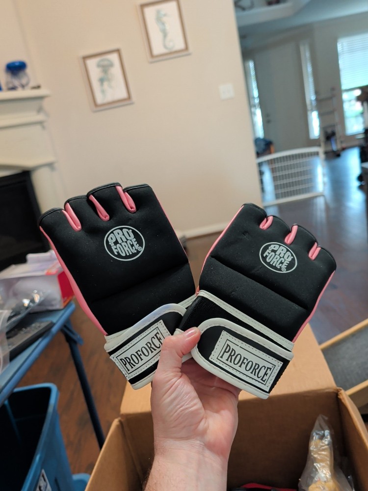 Pro Force Women's Pink Bag Gloves
