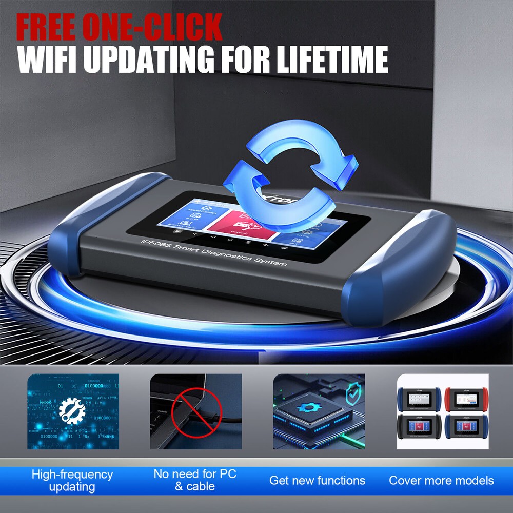 2026 XTOOL IP508S OBD2 Scanner Engine ABS SRS AT EPB Diagnostic Tool Code Reader