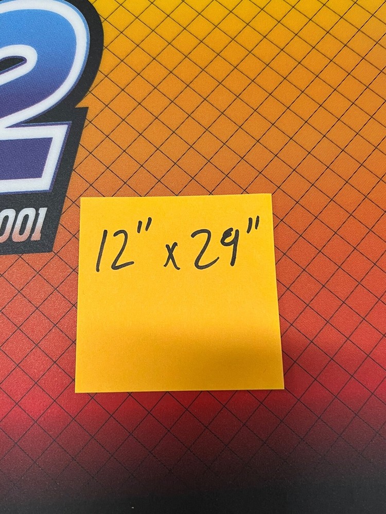 NOS Capcom vs SNK 2 Arcade CONTROL PANEL OVERLAY - 12" x 29"