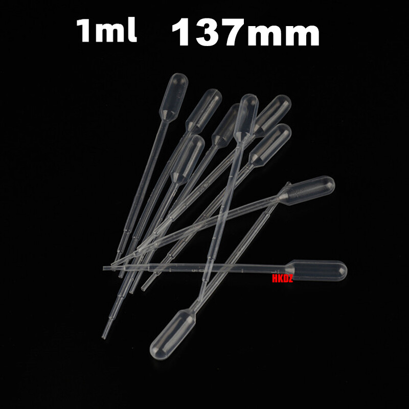 1ml/3ml/5ml Clear Plastic Pasteur Pipettes Dropper Liquid Transfer Lab Eye Straw
