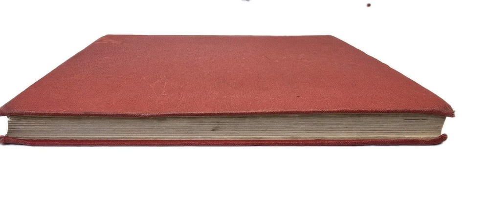 Antique 1933 Modern Postage Stamp Album 11x9.5 Stamps Removed On Some Pages