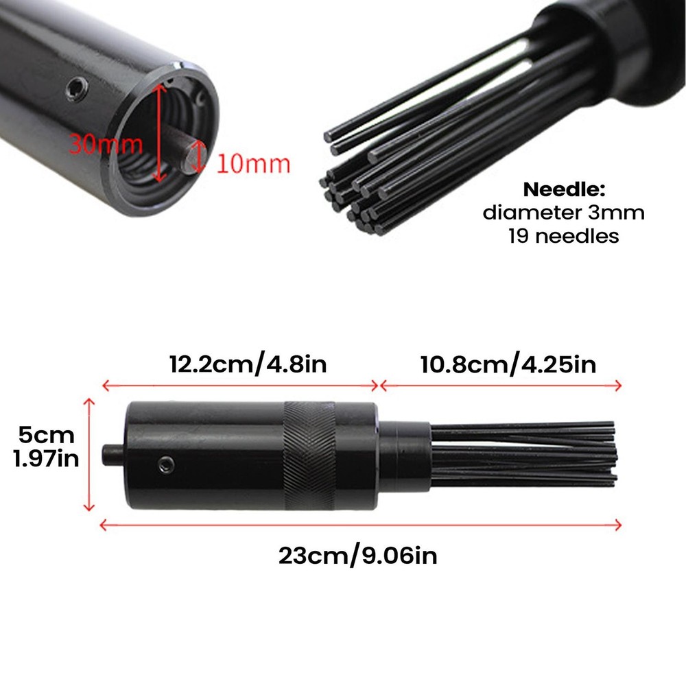 Needle Scaler Air Pneumatic Rust Corrosion Slag Removing Deburring Tools