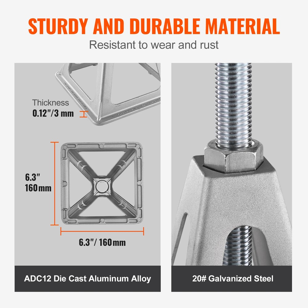 RV Stabilizer Jacks 4 Pack Aluminum 6000lb Leveling Stack Jacks Trailer