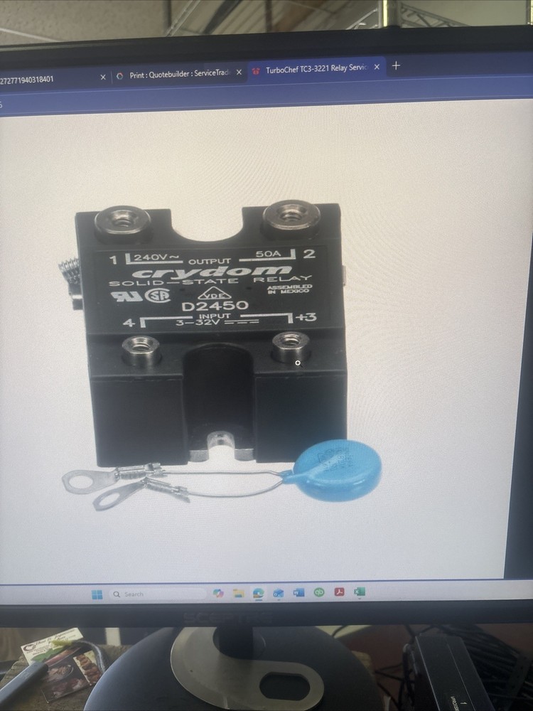 TurboChef TC3-3221 Relay Service Kit, Solid State