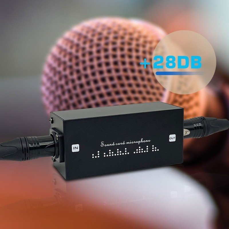 Clean Amplifiers, Microphone Preamplifier Perfect for Studio Podcasting