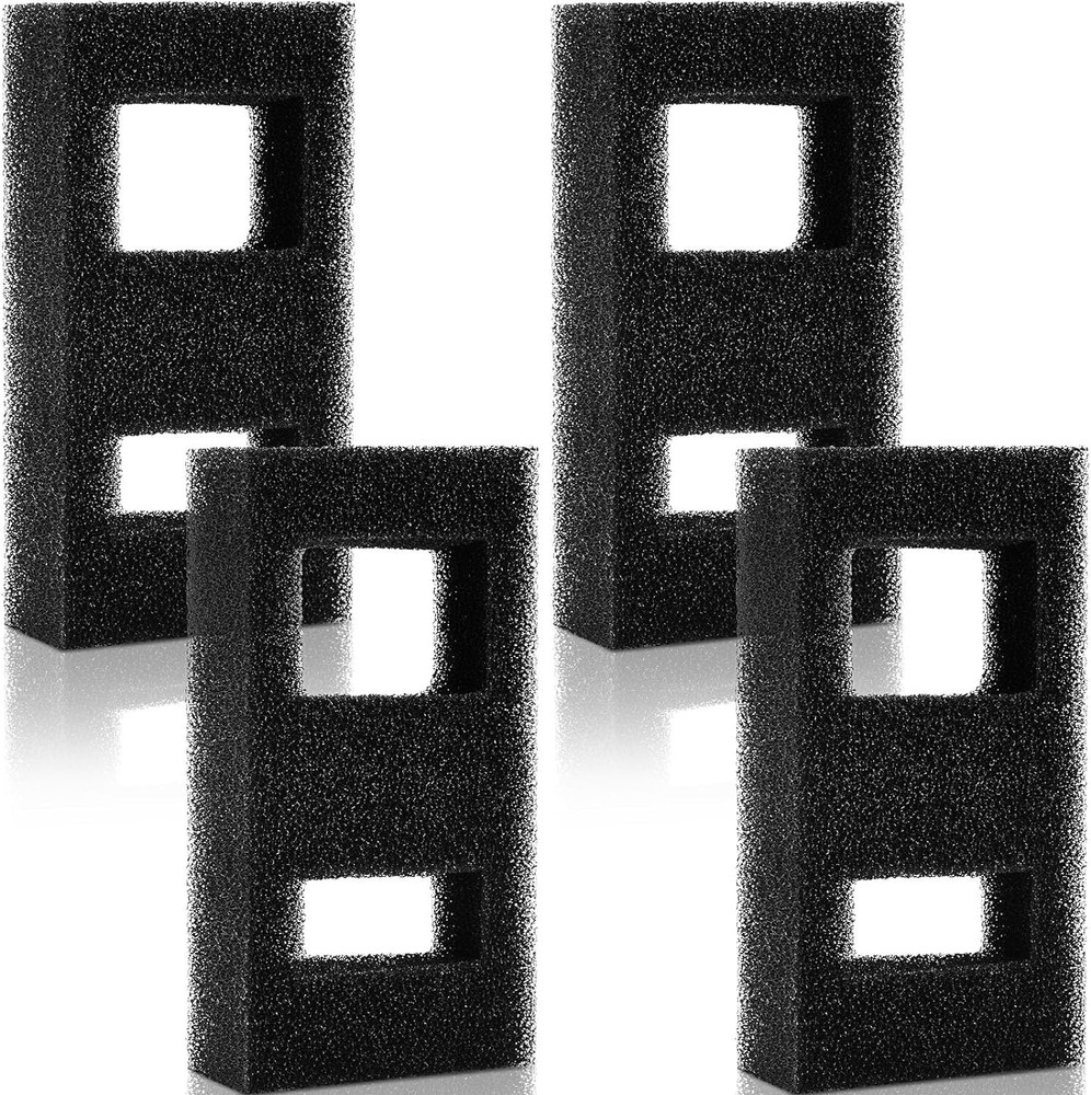4 Foam Filter Pads Replacement Compatible with Fluval SPEC Aquarium Bio Sponge