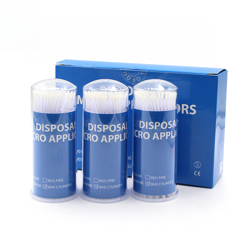 Dental Microbrush Disposable Micro Applicator Brush Bendable Soft Brush Tips