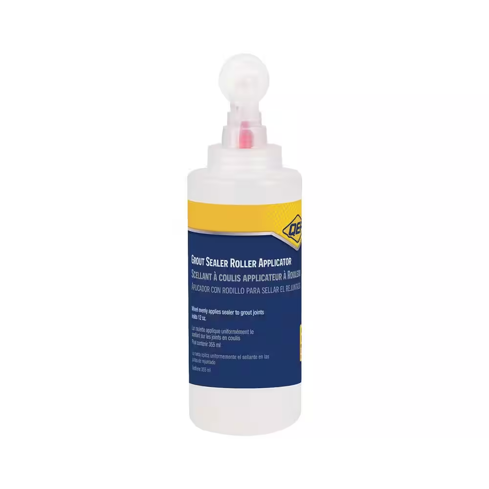 12 Oz. Grout Sealer Applicator Roller Bottle with 2 Wheels