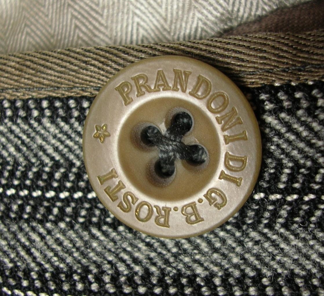 VINTAGE 1930 ITALY PRANDONI DI G.B. ROSTI PINSTRIPE BESPOKE TROUSERS PANTS