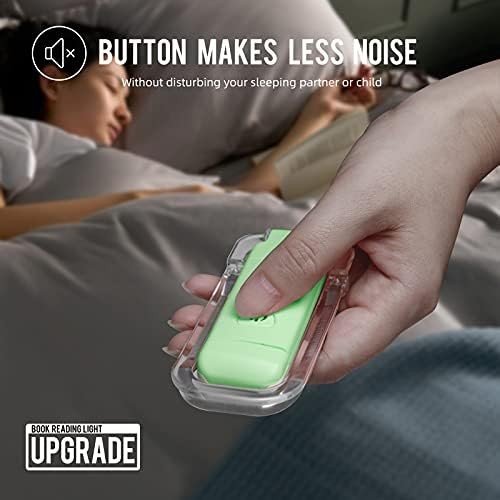 USB Rechargeable Clip-on Book Light Green