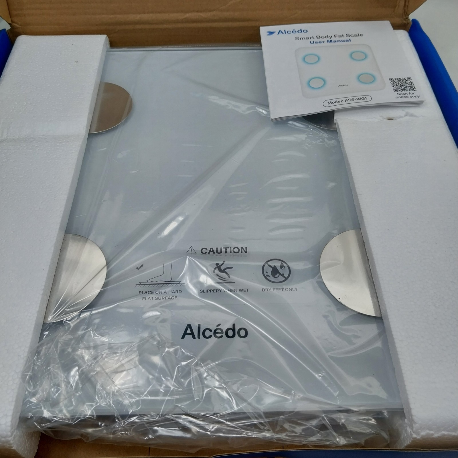 Alcedo Smart Body Fat Scale, Digital Scale with BMI, Fat Percentage, Muscle M...