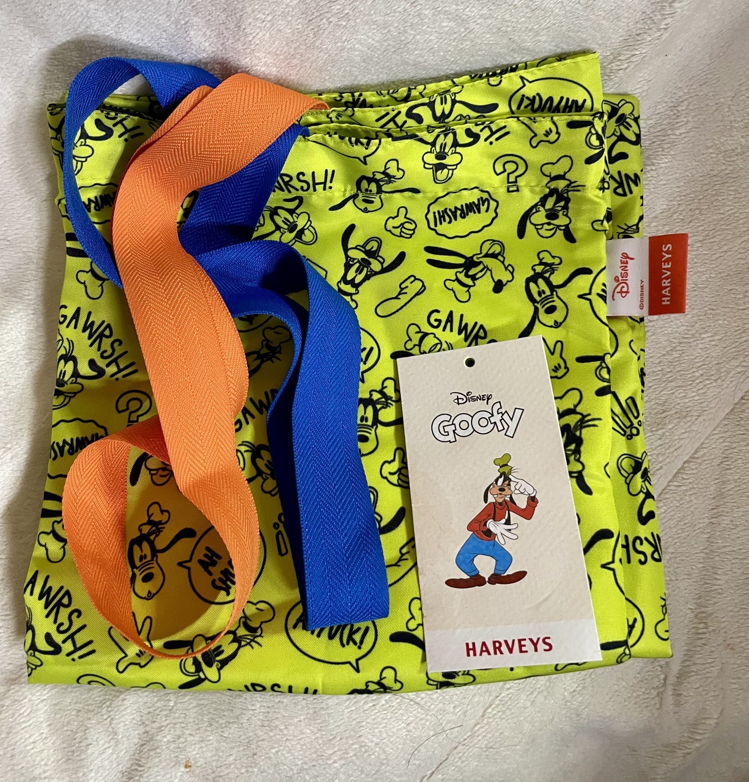 Harveys Disney Goofy - Streamline Baguette, Dust Bag, Shopper Tote & Coin Purse