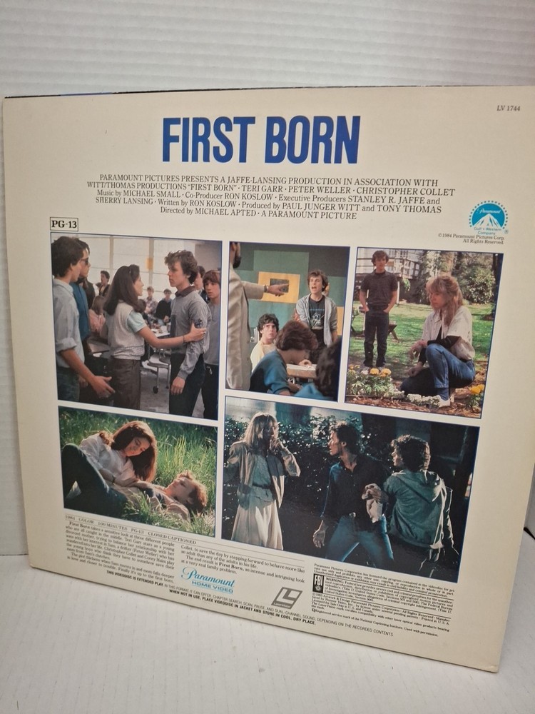 Born Yesterday (Laserdisc, 1993) Peter Weller, gr