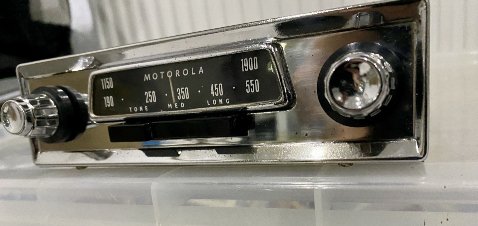 Motorola 115T chrome Car Radio Classic Vintage fully working