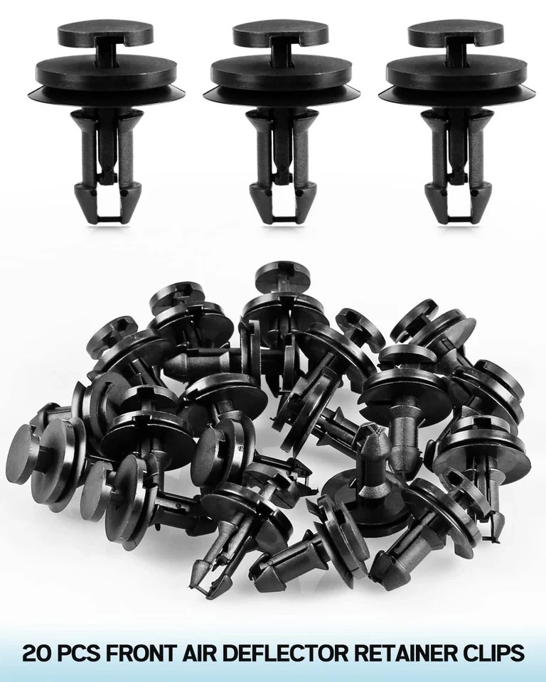60PCS Silverado Bumper Clips for Front Air Dam Deflector Retainers Replace 15733