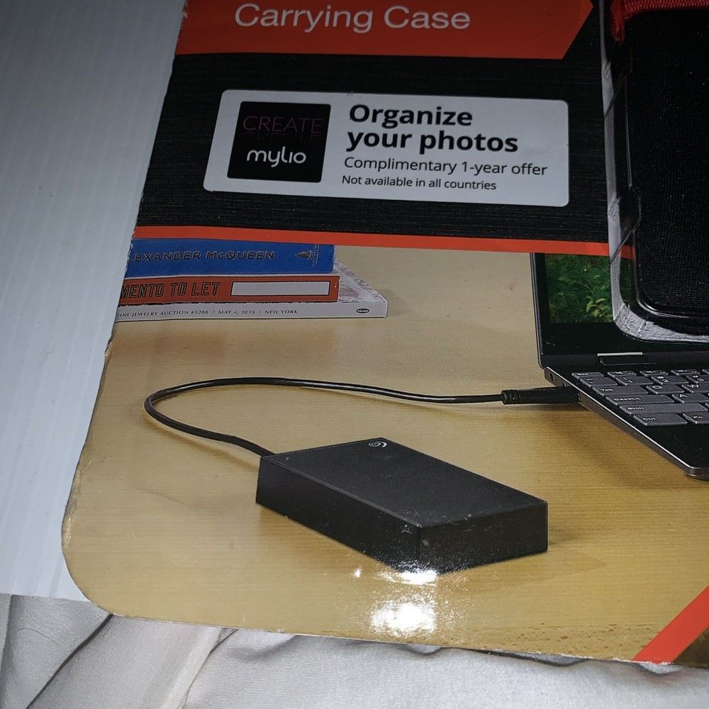 Seagate One Touch 5 TB Portable HDD with Bonus Protective Carrying Case