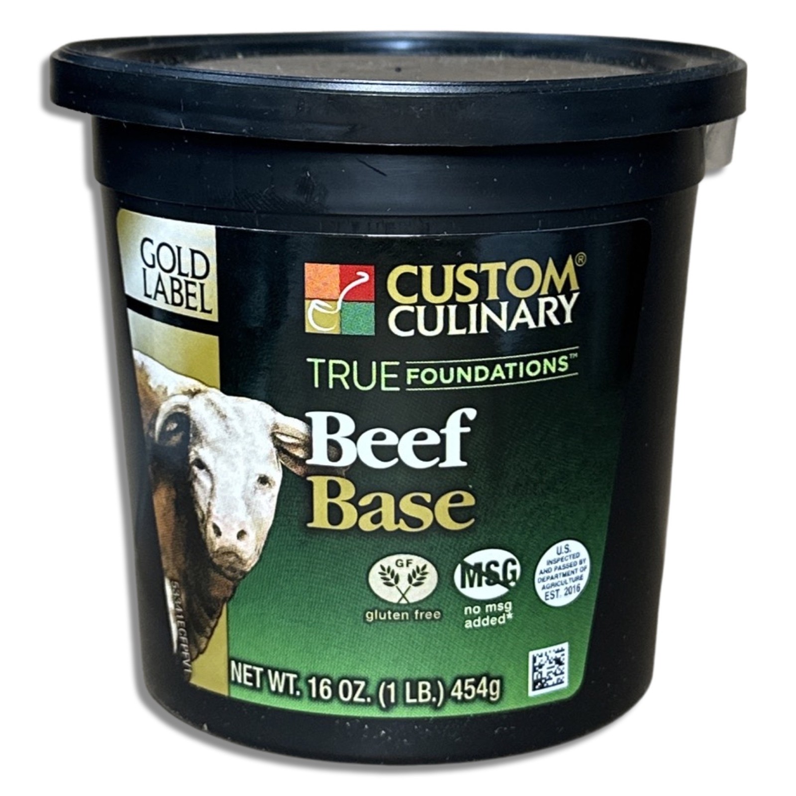 Beef Base by Custom Culinary | 1 Pound Tub | No added Msg