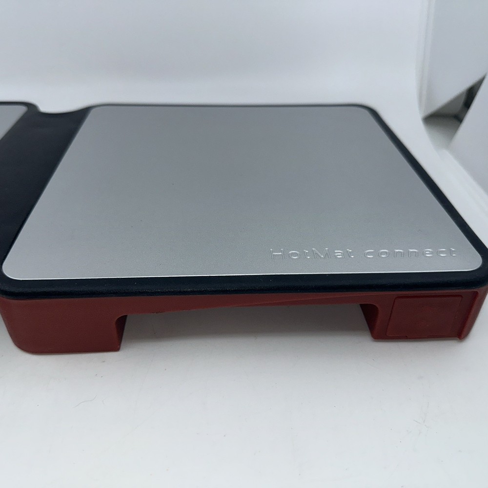 RUST RED Hotmat Connect Modular 2 Dish Foldable Hot Warming Tray
