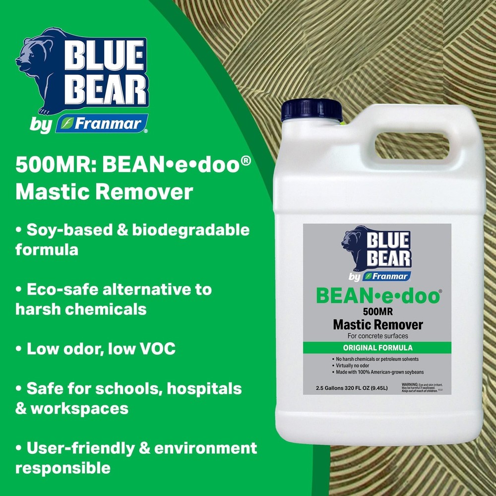 BLUE BEAR® 500MR BEAN•e•doo Mastic Remover – Professional