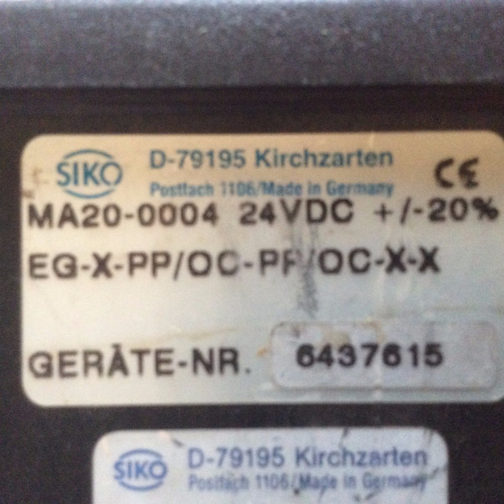 SIKO MA20-0004 Controller Multifunction Display Push and Pull/Open Collector 24V