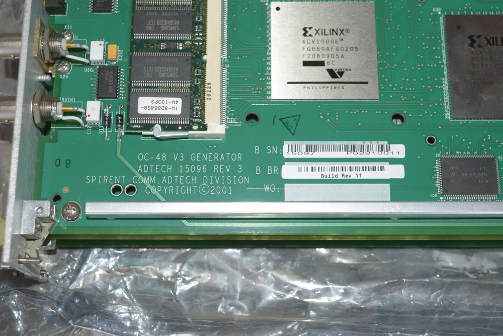 Spirent Adtech AX/4000 1Gbps Generator/Analyzer + GBIC Interface #212095-AH1