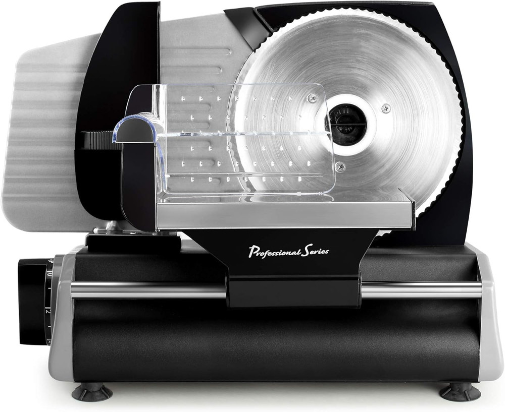 Meat Slicer, Cuts Meat, Cheese, Bread, Fruit & Vegetables, Adjustable Slice Thic