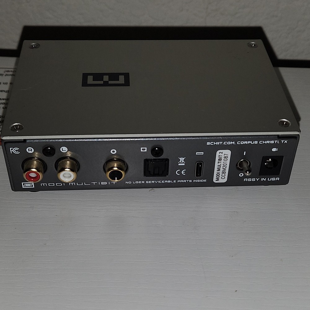 Schiit Modi Multibit DAC Digital-to-Analog Converter Silver US Plug