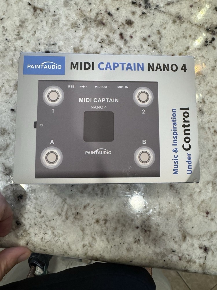 Paint Audio MIDI Captain NANO 4 Foot Controller Multi-Effects Keyboards Synth...