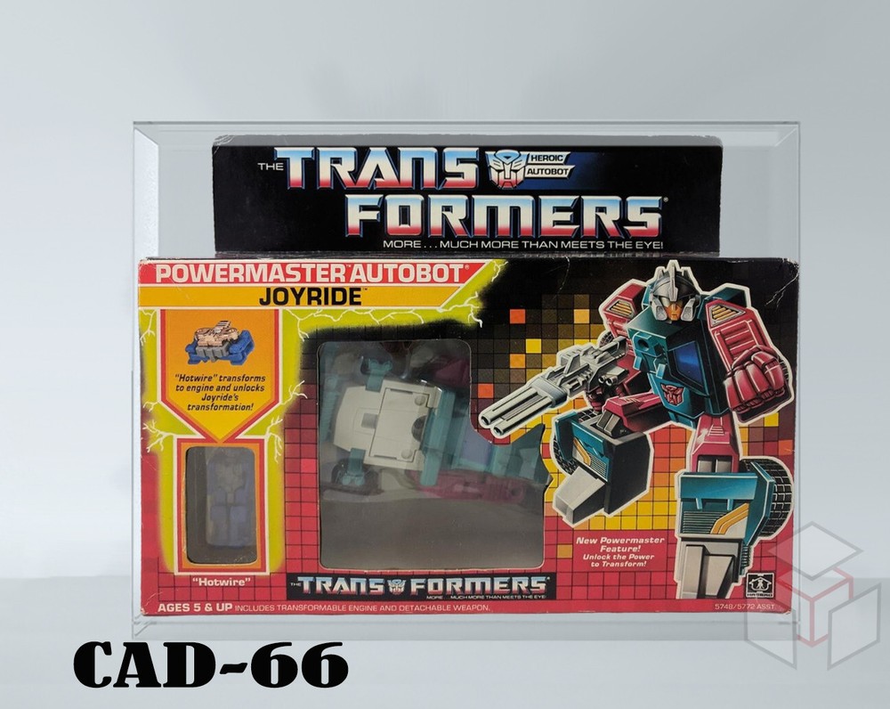 Pre-ORDER Acrylic Display Case for transformers HASBRO G1 Power Masters Boxed