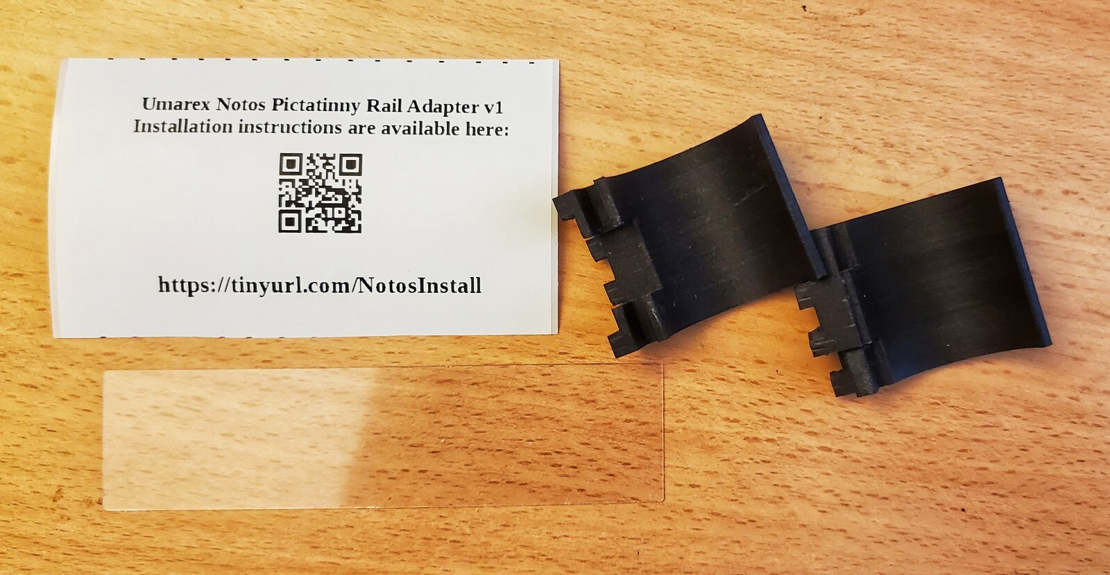 Umarex Notos Picatinny Air Cylinder Mount - Pic Rail Adapter Notos PCP Air Tank