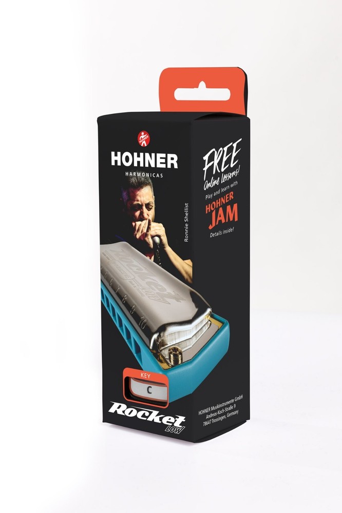 Hohner Rocket Low ROCKL New Progressive Series Harmonica multiple keys available