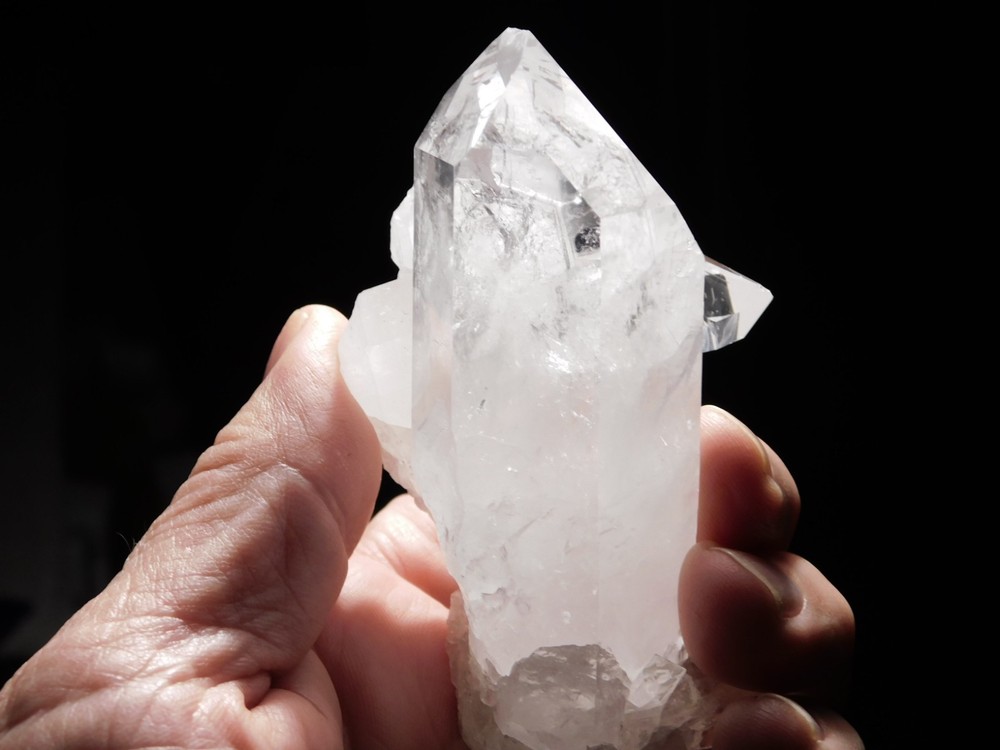 SUPER Translucent! QUARTZ Crystal Cluster From Brazil 239gr