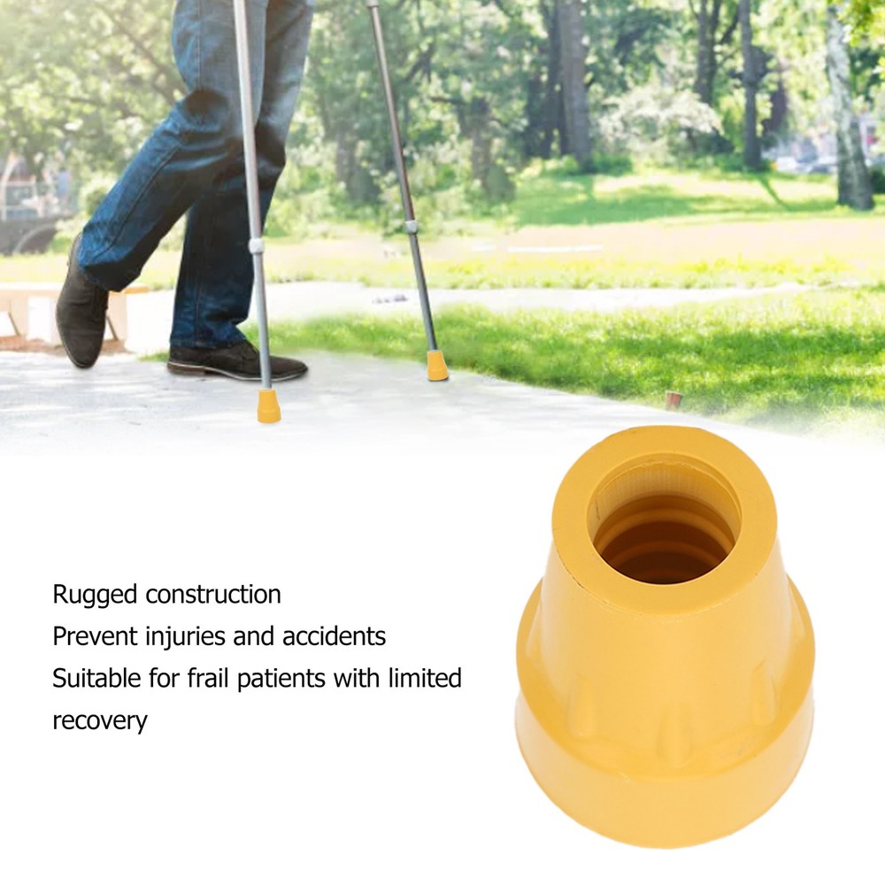 2pcs Crutch Tips Non-Slip Heavy Duty Replacement