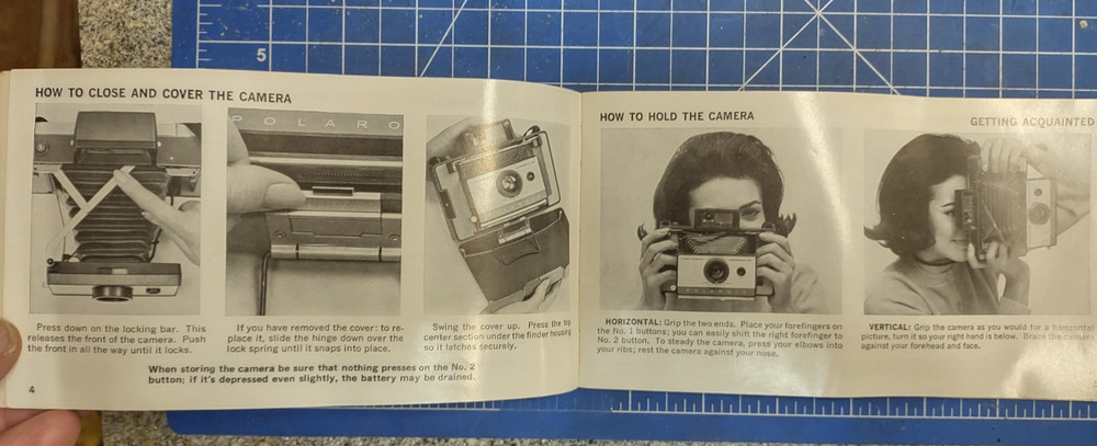 Polaroid Automatic 104 Land Camera Manual