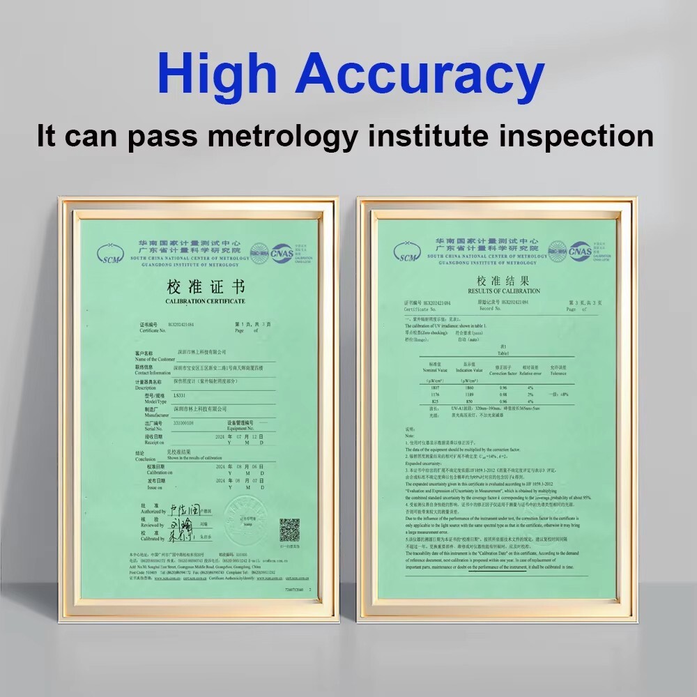 LS331 Flaw Detection Light Meter UV Power Visible Light Illuminance Lux Tester