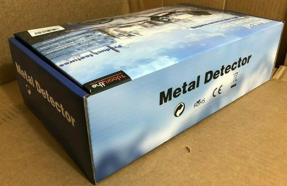 Underground Metal Detector w/ LCD Display & Gold Digger Tool + CamoBag **