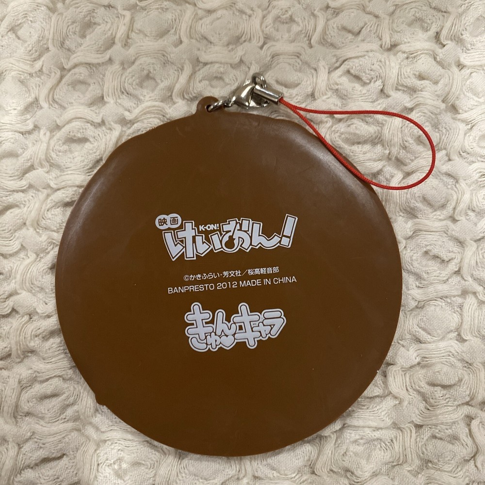 k-on rubber keychain ho-kago tea time