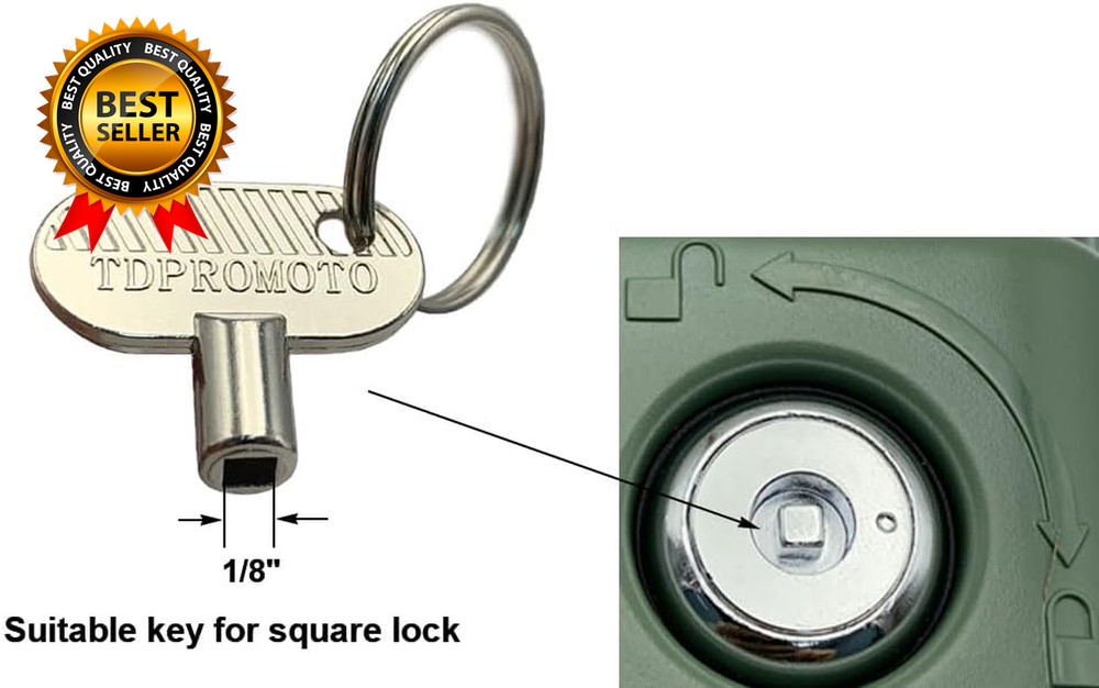 Sprinkler Controller Door Key Sprinkler Timer Lock Key for Orbit and Hydro-Rain
